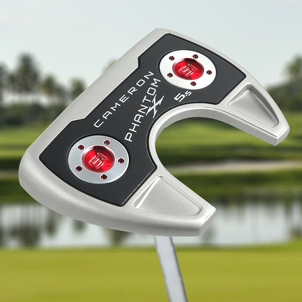 New CAMERON Select Squareback phantom X Straight Semicircle Cowhorn Putter Golf Putter 32-35 Inch Steel Shaft With Head Cover